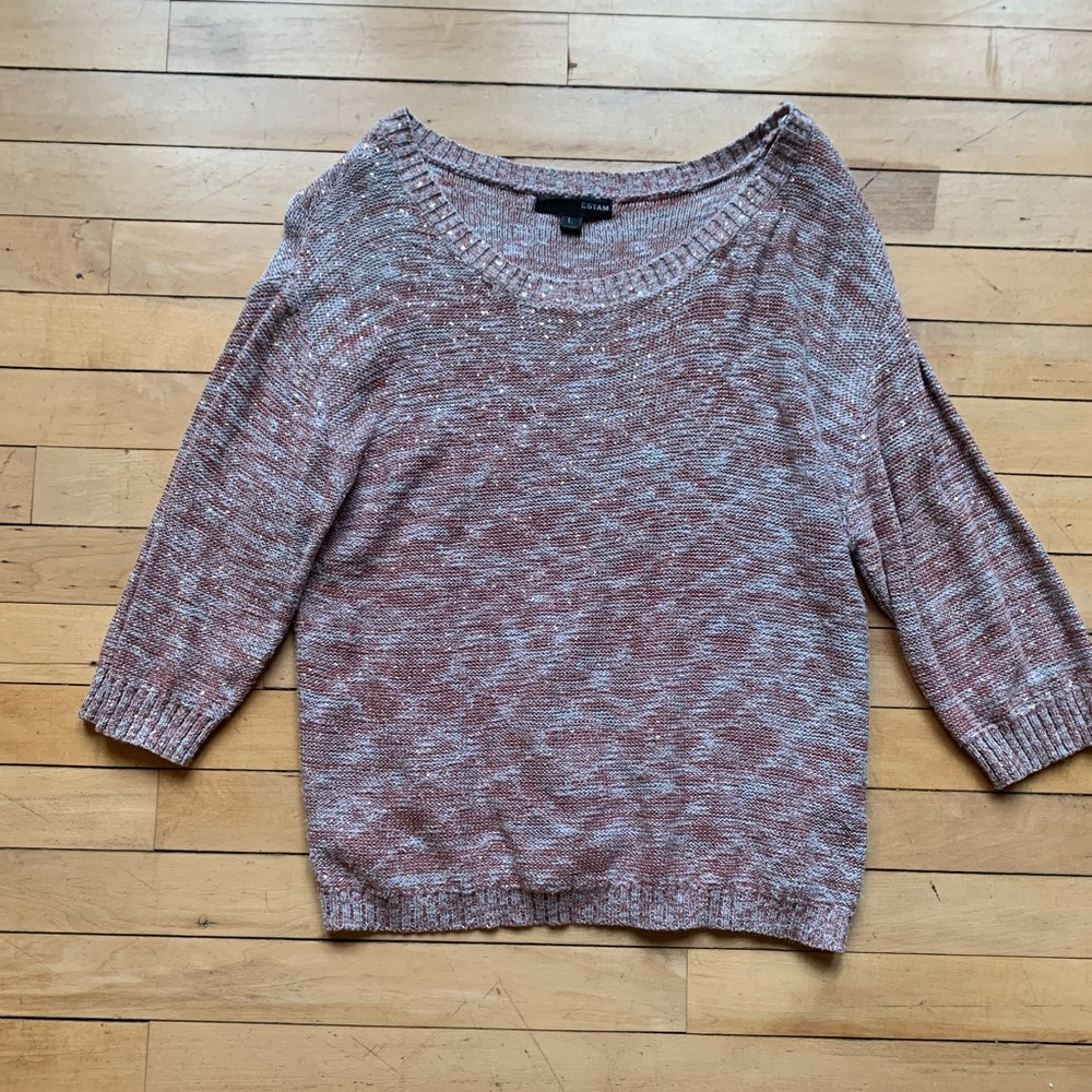 Metallic Flecked Sweater